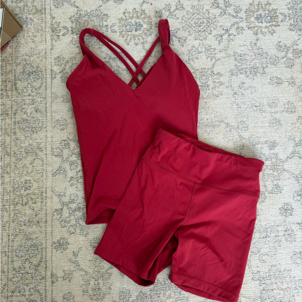 Tala Women's Red Workout Set